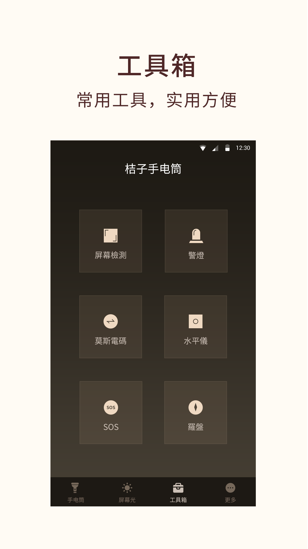 桔子手电筒截图
